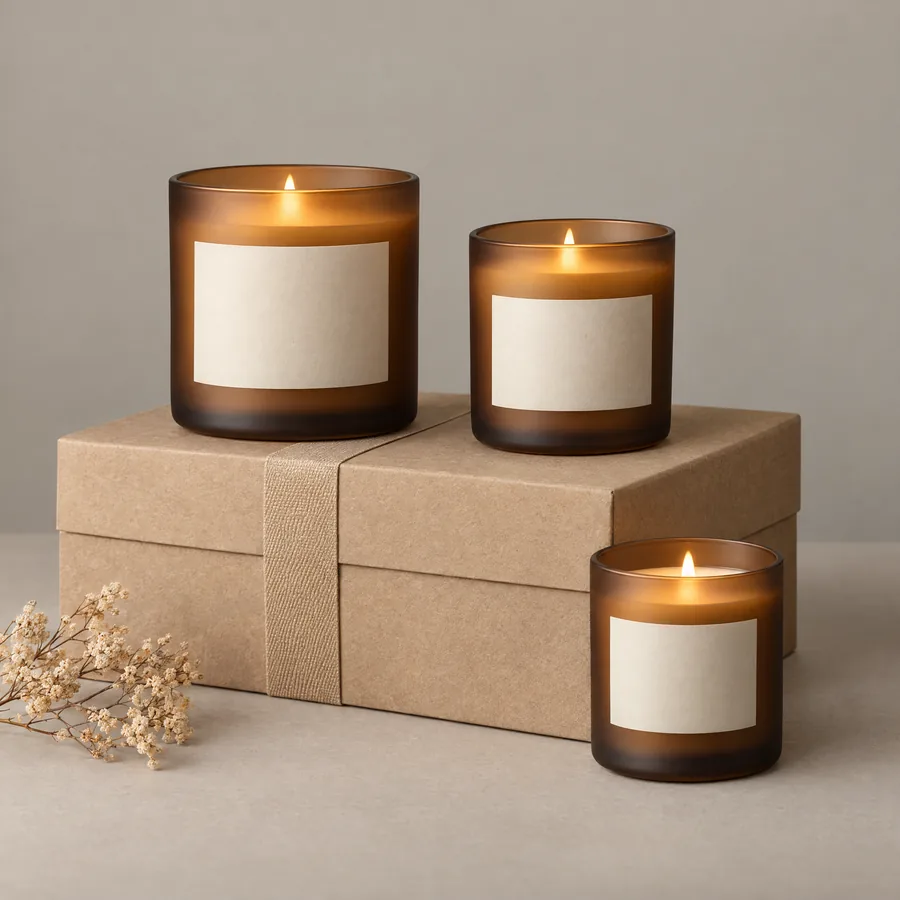Scented candle gift set