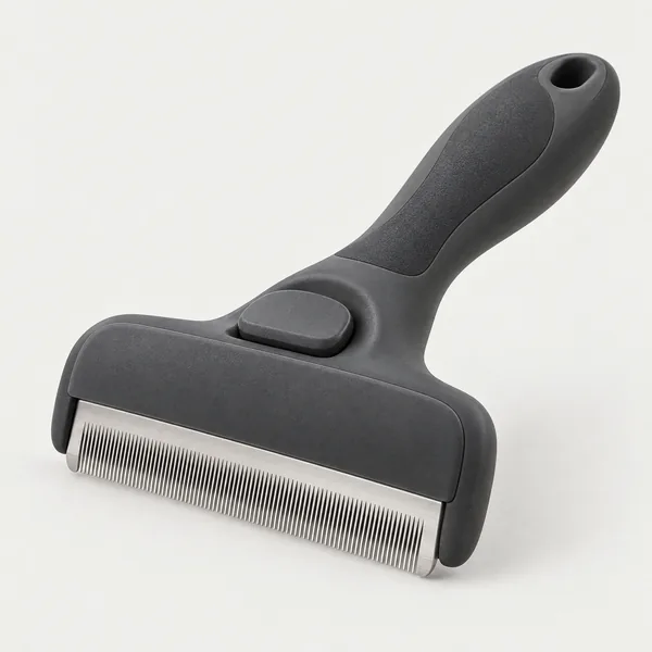 Pet de-shedding brush