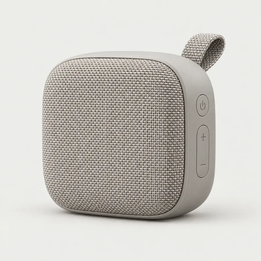 Compact cube Bluetooth speaker produced by the matched supplier