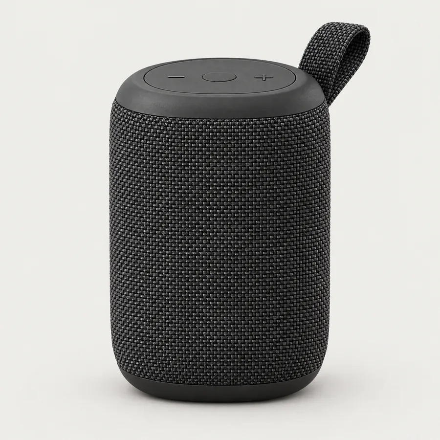 Cylindrical portable Bluetooth speaker produced by the matched supplier
