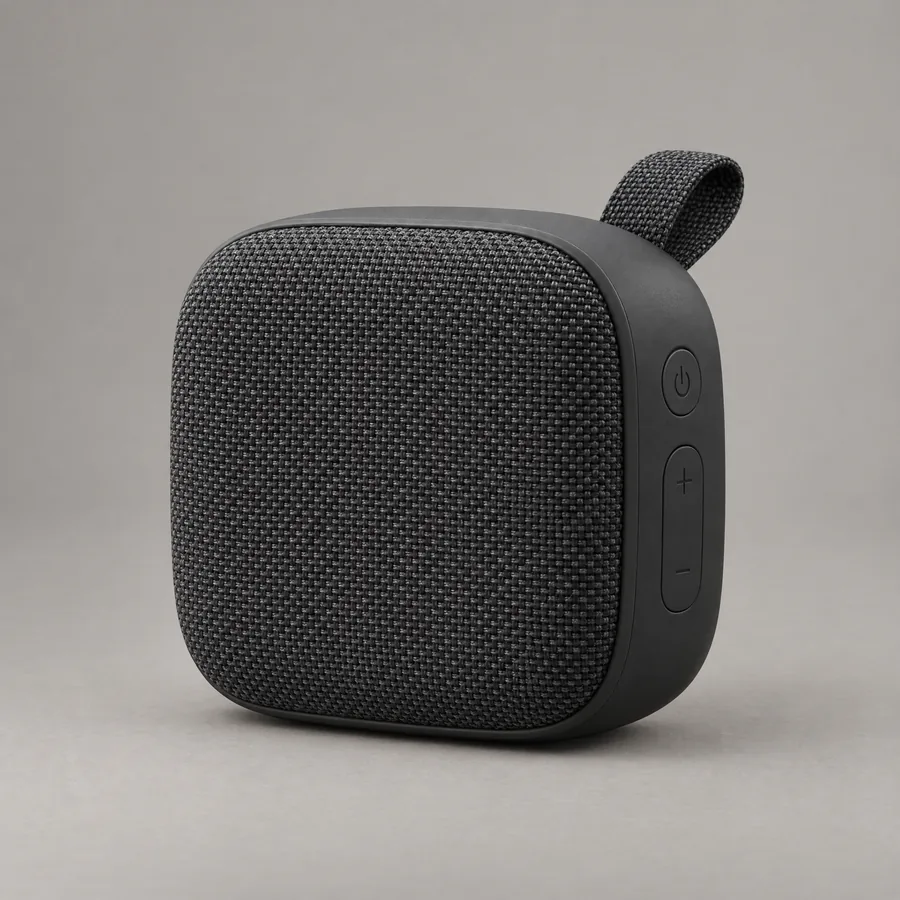 Fabric-wrapped Bluetooth speaker produced by the matched supplier