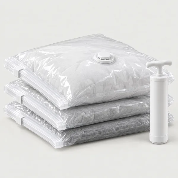 Vacuum storage bag set